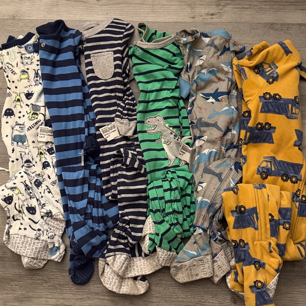 Kids One Piece Pajamas Set - Multicolor